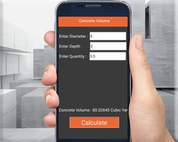 Concrete volume Calculator स्क्रीनशॉट 2