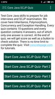 Core Java SCJP Quiz Questions 포스터