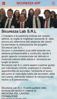 Sicurezza Lab APP Screenshot 1