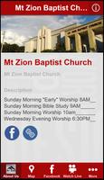 Mt Zion Baptist Church पोस्टर