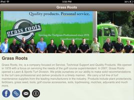 Grass Roots Turf Products Affiche