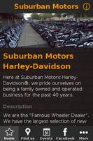 Suburban Motors H-D Cartaz