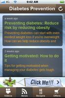 Free Diabetes Prevention Tips. Cartaz