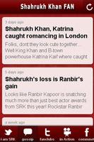 برنامه‌نما Shahrukh Khan FAN عکس از صفحه
