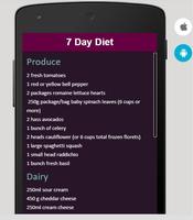 7 Day Diet الملصق