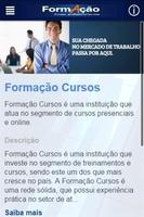 Formação Cursos تصوير الشاشة 1