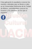 DIFUSIÓN CULTURAL UACM capture d'écran 2