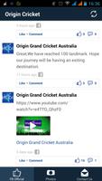 Origin Cricket Cartaz