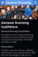 Poster Geneva Running Outfitters