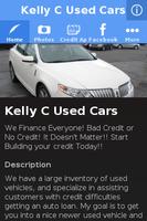 Kelly C Used Cars poster