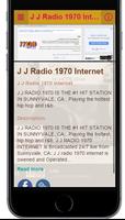J J RADIO 1970 LISTEN NOW APP capture d'écran 2