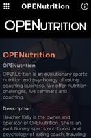 OPENutrition poster