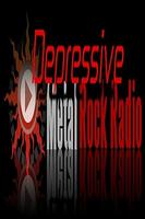 Depressive metal rock Radio الملصق