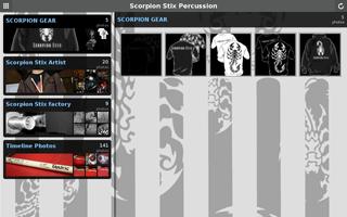 برنامه‌نما Scorpion  Percussion عکس از صفحه