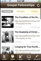 Gospel Fellowships screenshot 1