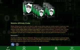 Mobile Affiliate Code capture d'écran 2