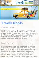 Travel Deals Affiche