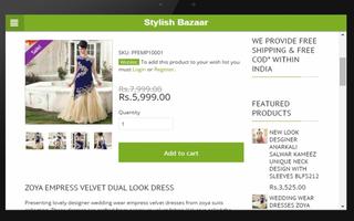 Stylish Bazaar capture d'écran 3