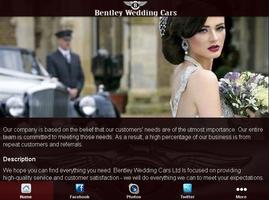 Bentley Wedding Cars Affiche