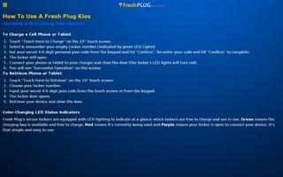 برنامه‌نما Fresh Plug Kiosks عکس از صفحه