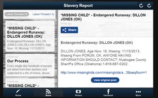 Slavery Report captura de pantalla 2