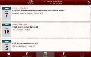 Colorado Dental Association capture d'écran 3