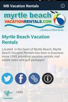 Myrtle Beach Vacation Rentals پوسٹر