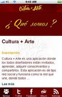 Cultura + Arte Poster