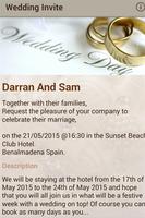 Wedding Invite الملصق