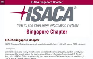 ISACA Singapore Chapter 포스터