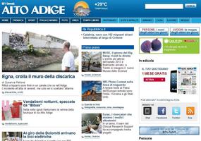 Alto Adige Corriere delle Alpi Affiche