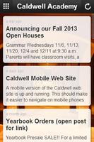 Caldwell Academy اسکرین شاٹ 1
