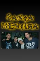 Santa Mentira Rock Poster