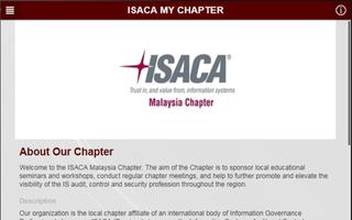 3 Schermata ISACA MY CHAPTER