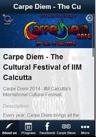 Carpe Diem IIM Calcutta Poster