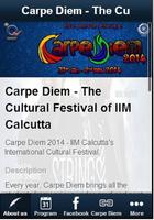 1 Schermata Carpe Diem IIM Calcutta