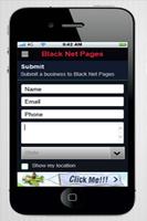 Black Net Pages capture d'écran 1