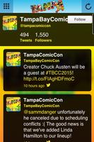 Tampa Bay Comic Convention اسکرین شاٹ 1