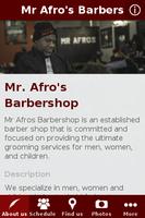Mr Afros Barbershop تصوير الشاشة 1