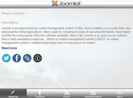 Joomla! open source CMS الملصق