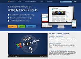 Joomla! open source CMS تصوير الشاشة 2