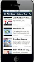 Air-Care Contractors App Affiche