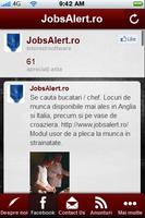 Jobs Alert Romania Mobile App imagem de tela 3