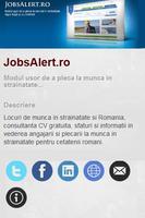 Jobs Alert Romania Mobile App poster