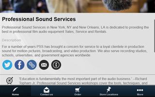 Professional Sound Services اسکرین شاٹ 2