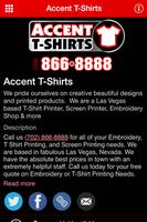 Accent T-Shirts Affiche