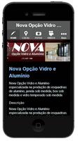 Nova Opção Vidro e Alumínio স্ক্রিনশট 1