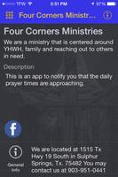 Four Corners Ministries Cartaz