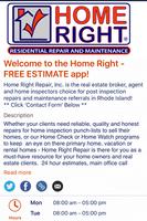 Home Right Repair ESTIMATE Affiche
