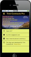 Trini Contractors Pro poster